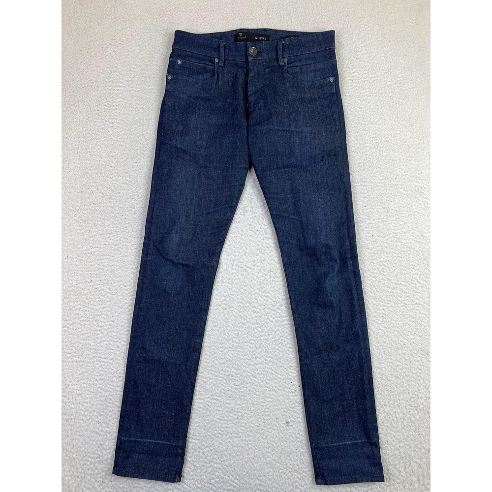 Guess Jeans Mens 29 Blue Tailored‎ Slim Fit Stretch Denim Pants Modern Classic